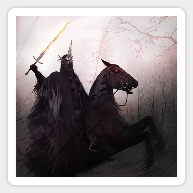 Nazgul - witch king of angmar Sticker by haraoui32